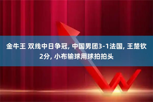 金牛王 双线中日争冠, 中国男团3-1法国, 王楚钦2分, 小布输球用球拍拍头